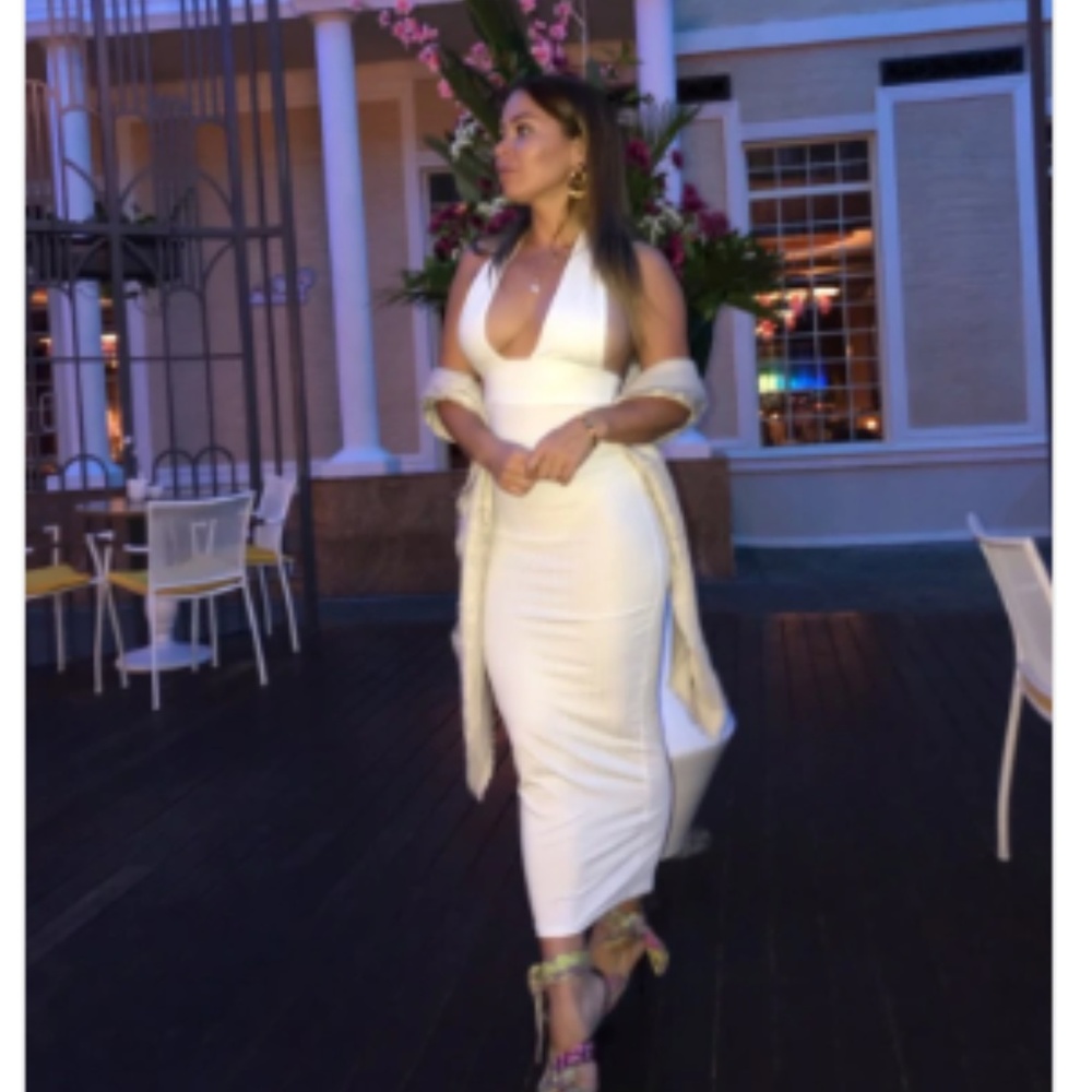 Halter Backless Sexy Knitted Pencil Dress